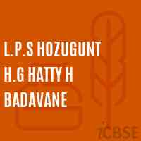 L.P.S Hozugunt H.G Hatty H Badavane Primary School Logo