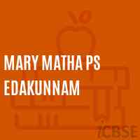 Mary Matha Ps Edakunnam Secondary School Logo