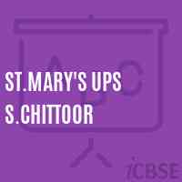 St.Mary'S Ups S.Chittoor Middle School Logo