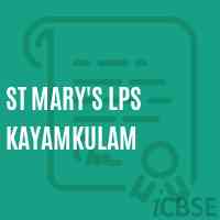 St Mary'S Lps Kayamkulam Primary School Logo