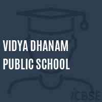 Vidya Dhanam Public School Logo