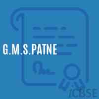 G.M.S.Patne Middle School Logo
