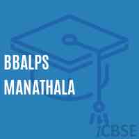 Bbalps Manathala Primary School Logo