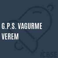 G.P.S. Vagurme Verem Primary School Logo