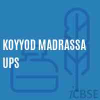 Koyyod Madrassa Ups Middle School Logo