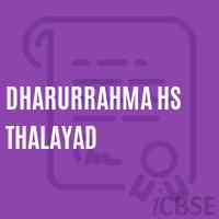 Dharurrahma Hs Thalayad Secondary School Logo