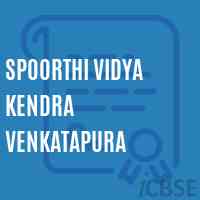 Spoorthi Vidya Kendra Venkatapura Primary School Logo