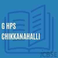 G Hps Chikkanahalli Middle School Logo