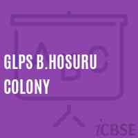 Glps B.Hosuru Colony Primary School Logo