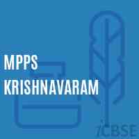 Mpps Krishnavaram Primary School Logo