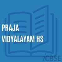 Praja Vidyalayam Hs Secondary School Logo