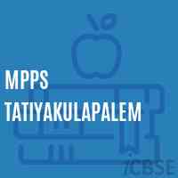 Mpps Tatiyakulapalem Primary School Logo