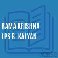Rama Krishna Lps B. Kalyan Primary School Logo