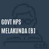Govt Hps Melakunda [B] Middle School Logo