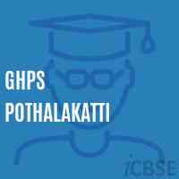 Ghps Pothalakatti Middle School Logo