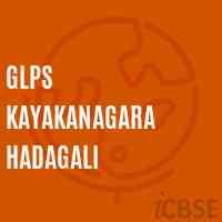 Glps Kayakanagara Hadagali Primary School Logo