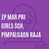 Zp Mar Pri Girls Sch, Pimpalgaon Raja Primary School Logo