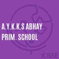 A.Y.K.K.S Abhay Prim. School Logo
