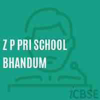 Z P Pri School Bhandum Logo