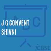 J G Convent Shivni Secondary School Logo