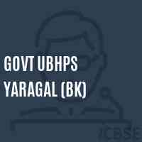 Govt Ubhps Yaragal (Bk) Middle School Logo