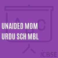 Unaided Mdm Urdu Sch Mbl Middle School Logo