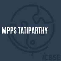 Mpps Tatiparthy Primary School Logo
