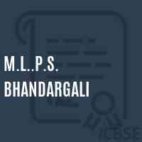 M.L..P.S. Bhandargali Primary School Logo