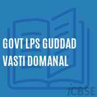 Govt Lps Guddad Vasti Domanal Primary School Logo