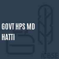 Govt Hps Md Hatti Middle School Logo