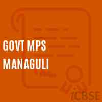 Govt Mps Managuli Middle School Logo