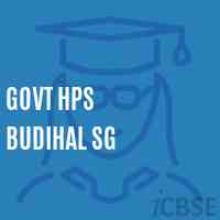 Govt Hps Budihal Sg Middle School Logo