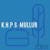 K.H.P.S. Mullur Middle School Logo