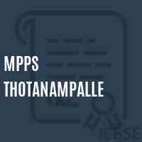 Mpps Thotanampalle Primary School Logo
