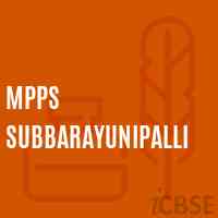 Mpps Subbarayunipalli Primary School Logo