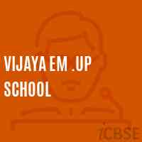 Vijaya Em .Up School Logo