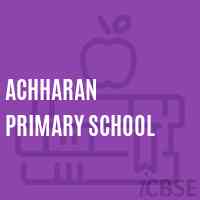 Achharan Primary School Logo