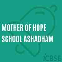 Mother of Hope School Ashadham Logo