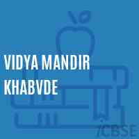Vidya Mandir Khabvde Primary School Logo