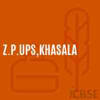 Z.P.Ups,Khasala Middle School Logo