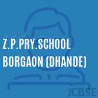 Z.P.Pry.School Borgaon (Dhande) Logo