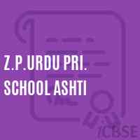 Z.P.Urdu Pri. School Ashti Logo