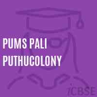 Pums Pali Puthucolony Middle School Logo