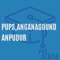 Pups,Anganagoundanpudur Primary School Logo