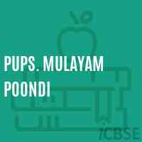 Pups. Mulayam Poondi Primary School Logo
