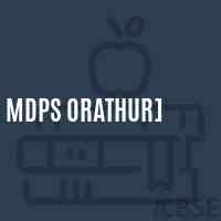 Mdps Orathur] Primary School Logo