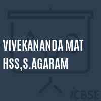 Vivekananda Mat Hss,S.Agaram Senior Secondary School Logo