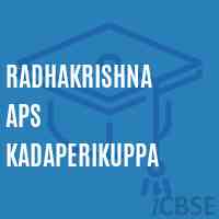 Radhakrishna Aps Kadaperikuppa Primary School Logo