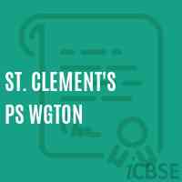 St. Clement'S Ps Wgton Primary School Logo