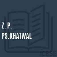 Z. P. Ps.Khatwal Middle School Logo